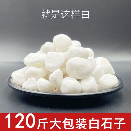 鹅卵石  白石子  白色碎石  铺路  庭院装饰
