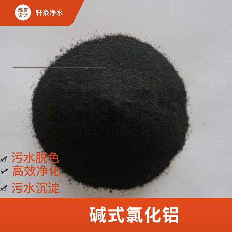 碱式聚合氯化铝 工业污水处理 厂家供应黑色絮凝剂