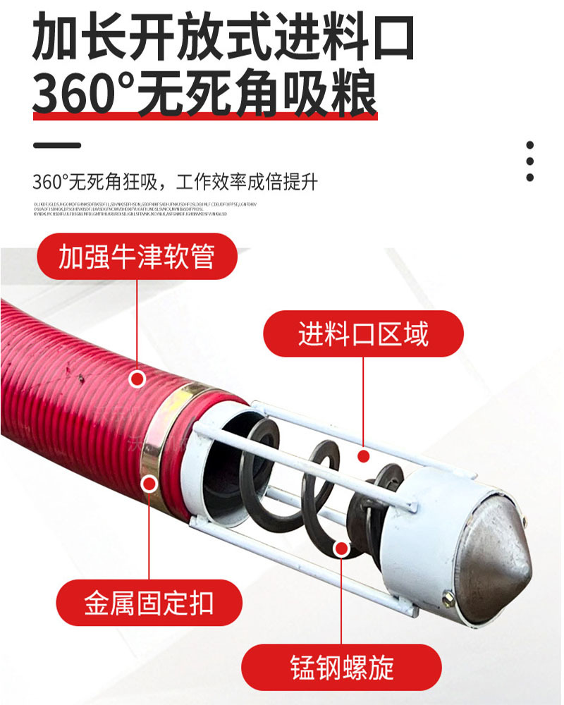 农业养殖业 稻谷小麦 大麦芽大吸力抽粮机